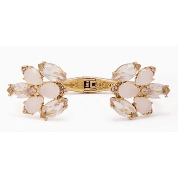 kate spade Jewelry - Kate Spade Pink and Gold Gem Bracelet